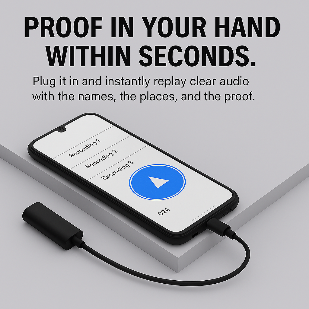 Recordix™ Magnetic Voice Recorder