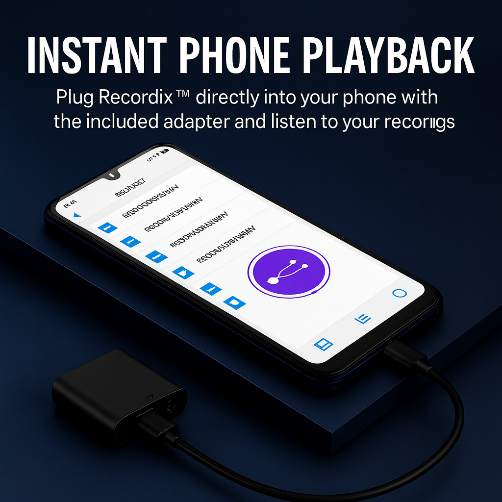 Recordix™ Magnetic Voice Recorder