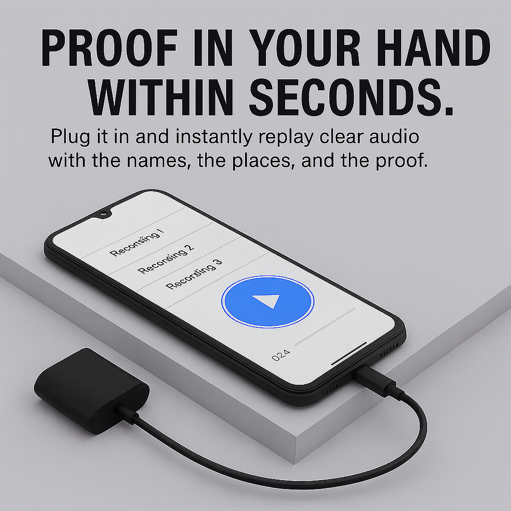 Recordix™ Magnetic Voice Recorder